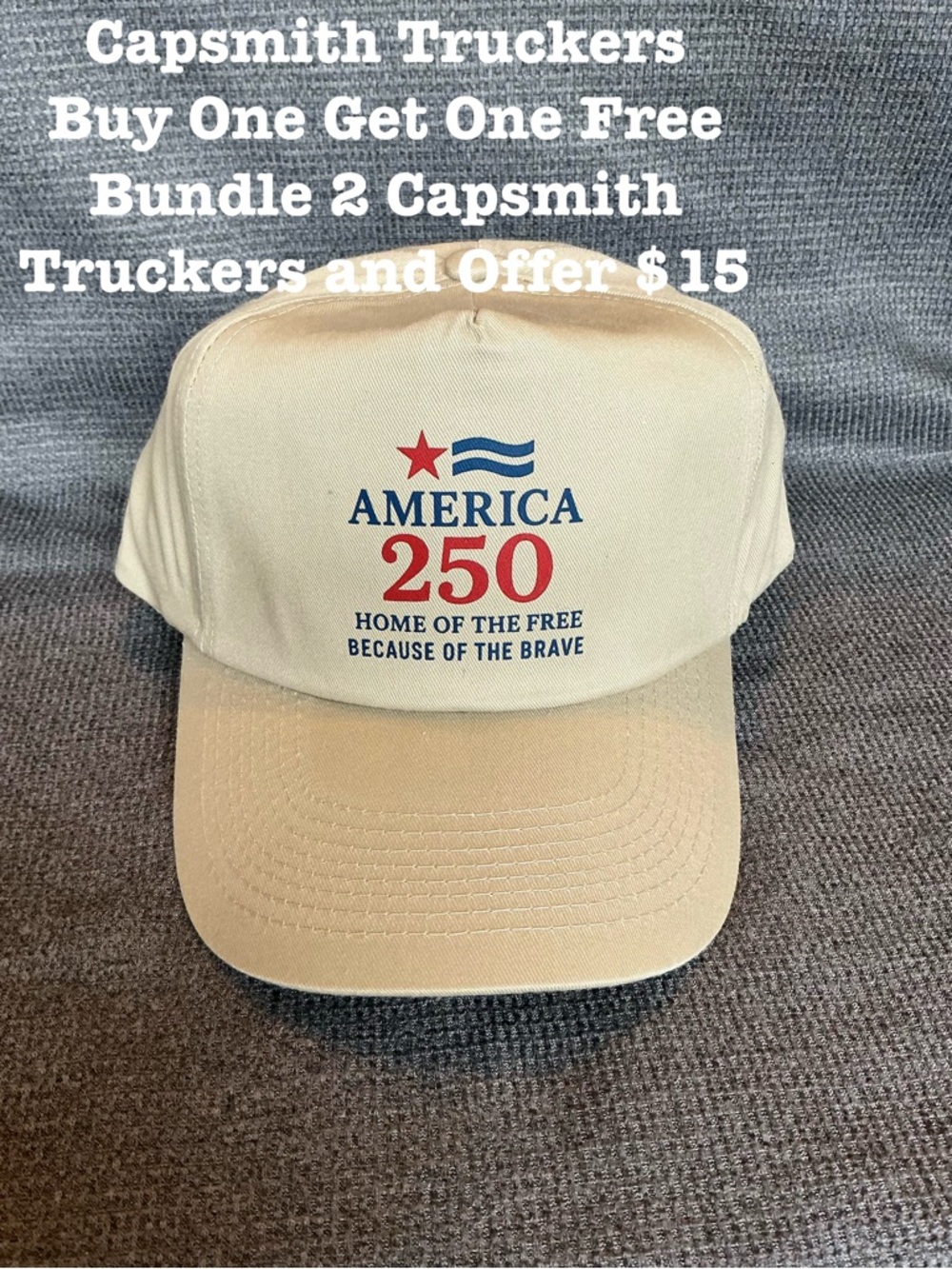 Patriotic Capsmith Trucker – America 250 Anniversary Hat